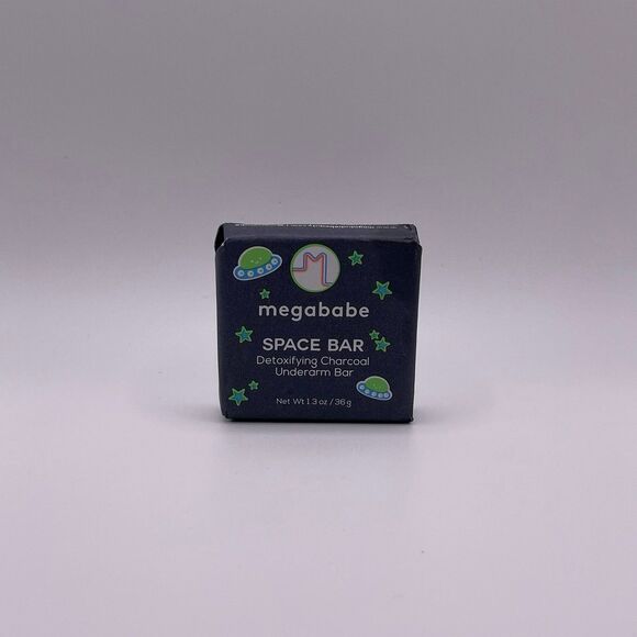 Megababe Space Bar Detoxifying Charcoal Underarm Mini Bar - Picture 1 of 5